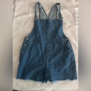 Northmore Denim Short Overalls